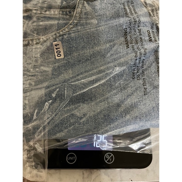 Vintage Y2K LIZWEAR SPRING CLASSIC Denim High Waisted Cuffed Shorts W Size 10 - Picture 4 of 4